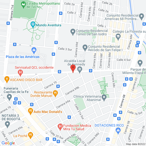 Mapa de Temaq Ltda.