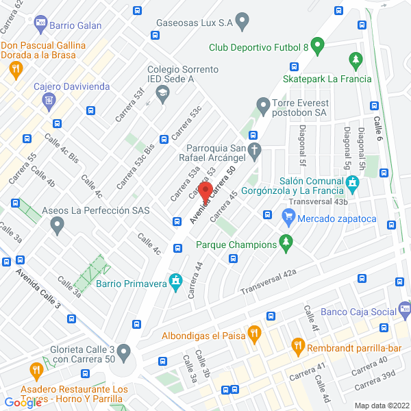 Mapa de Ulloa Y Chaparro Ltda.