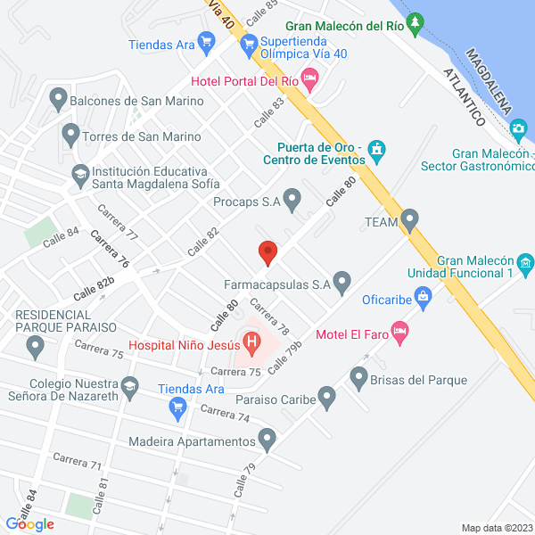 Map of Rymco Medical S.A.S.