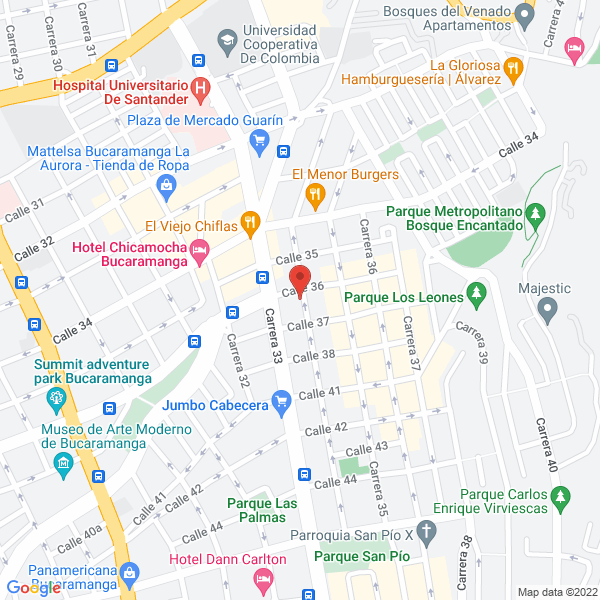 Map of Visión Alternativa Empresarial S.A.S.