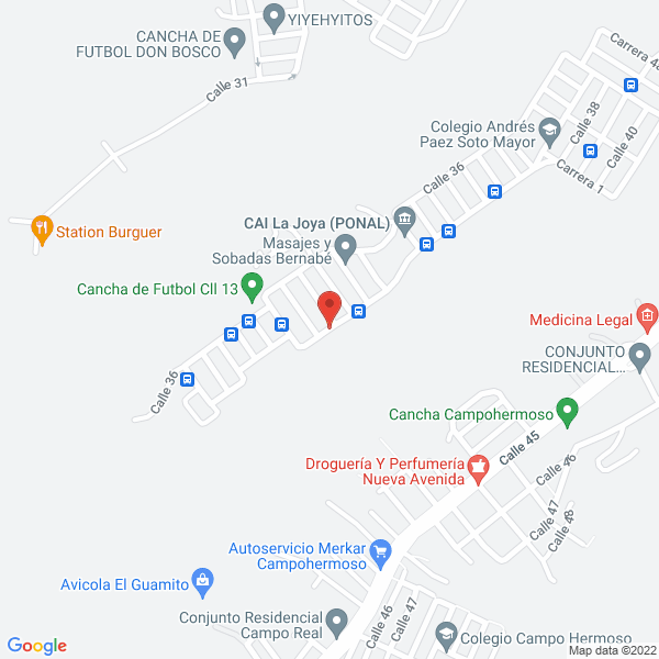 Map of Autopartes Y Asociados S.A.S.