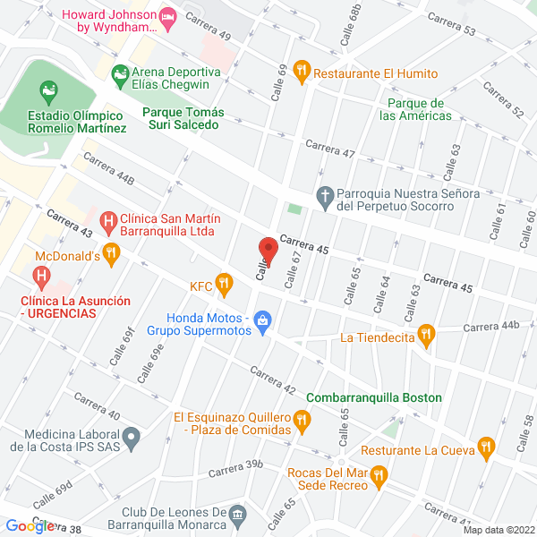 Map of Ferremateriales Serje S.A.S.