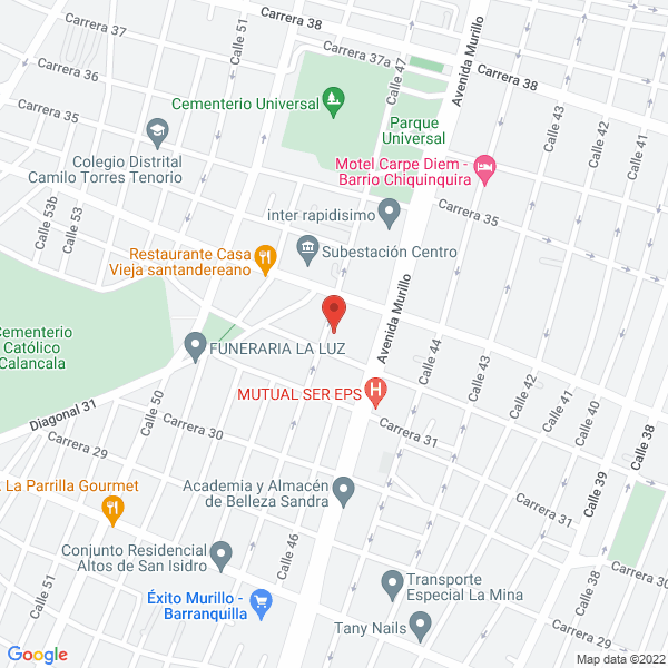Map of Carrocerias Todofibra S.A.S.