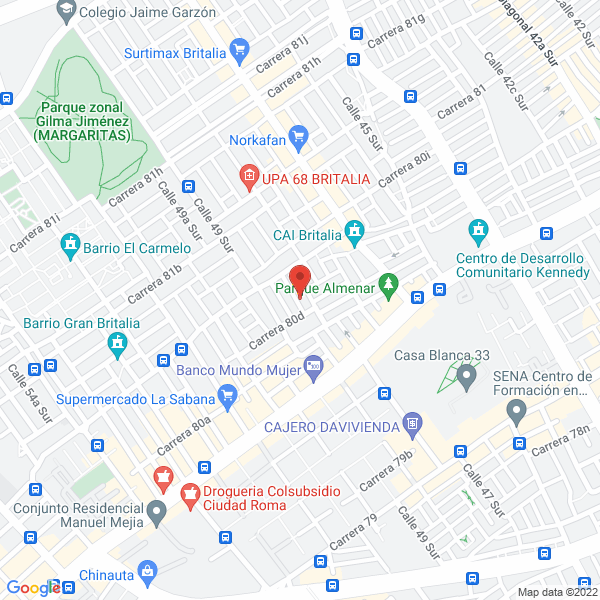 Mapa de Cindusol S.A.S.