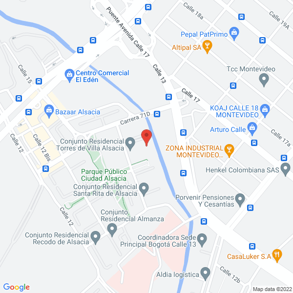 Mapa de Topocas S.A.S.