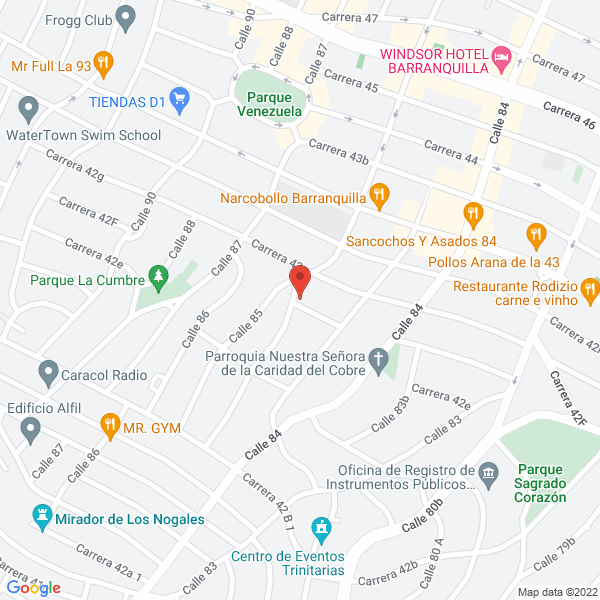 Map of Central Norte De Repuestos S.A.S.