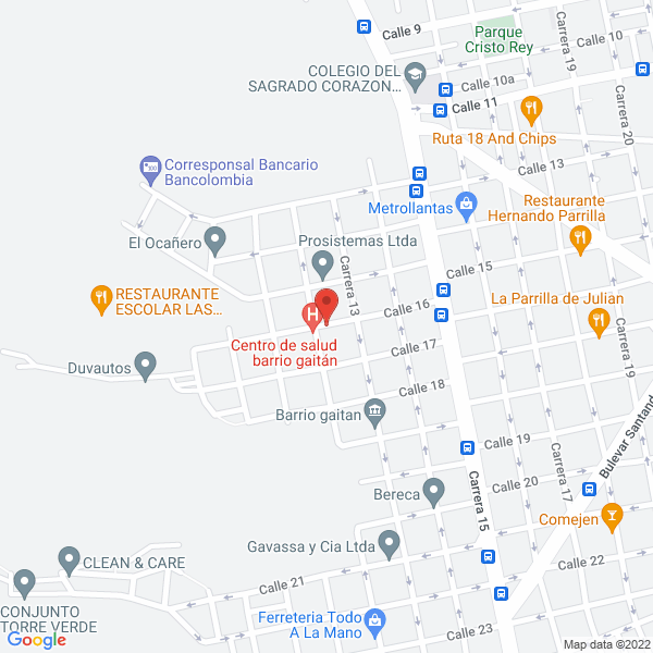 Map of Dasametales S.A.S.