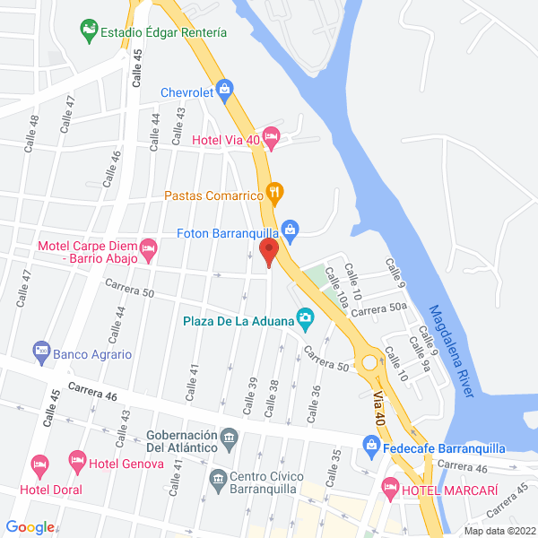 Map of Nidalca S.A.