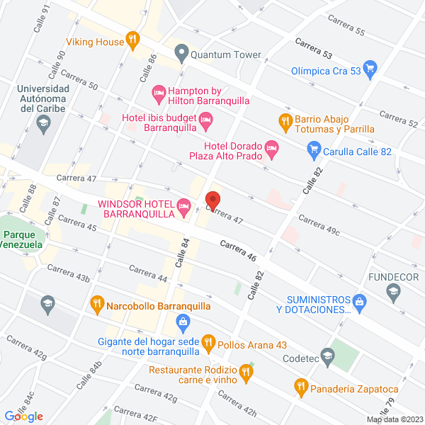 Map of Centro Especializado Del Dolor Y Enfermedades Reumaticas S.A.S.