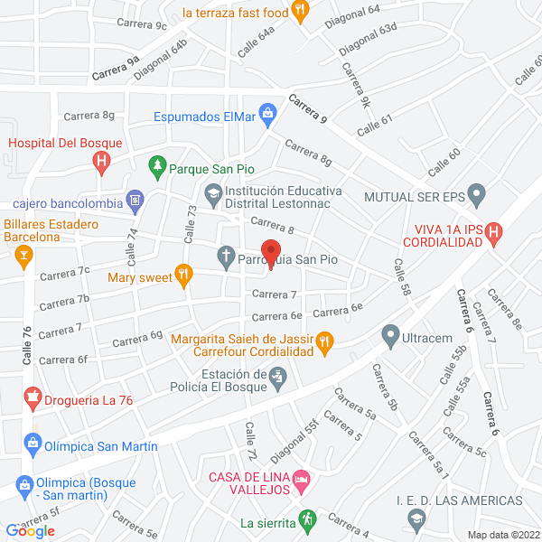 Map of Uroclínica S.A.