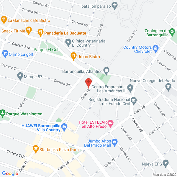 Map of Inversiones Dadins S.A.S.