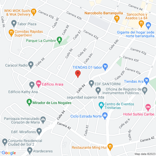 Map of Inversiones Jose Leonidas Eljaiek E Hijos Y CIA. S. En C.