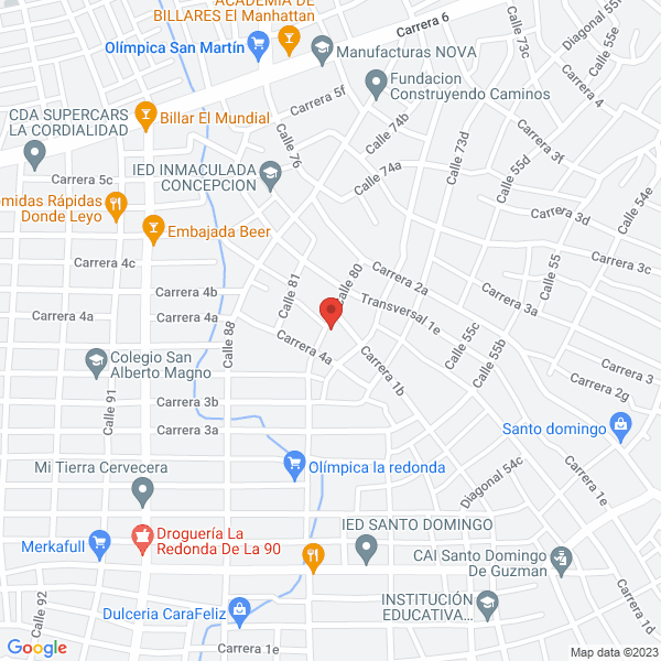 Map of Ips Clínica Médico Familiar S.A.S.