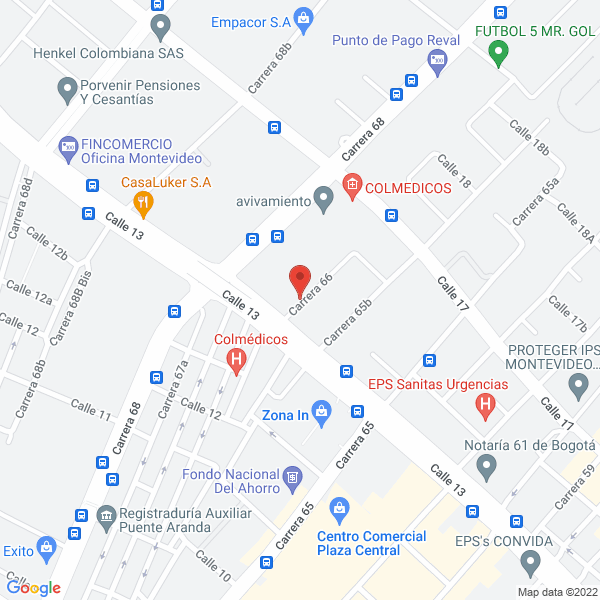 Mapa de Cafesa Ltda.