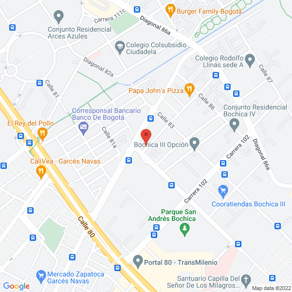 Mapa de La Bricha S.A.S.