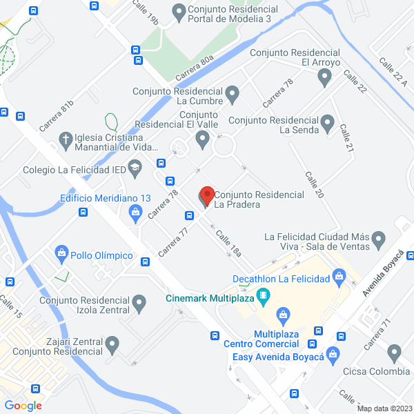 Mapa de Excursiones Y Turismo Especializado Exytures S.A.S