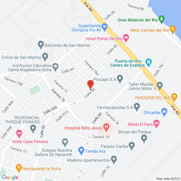 Map of Incimec Ltda.