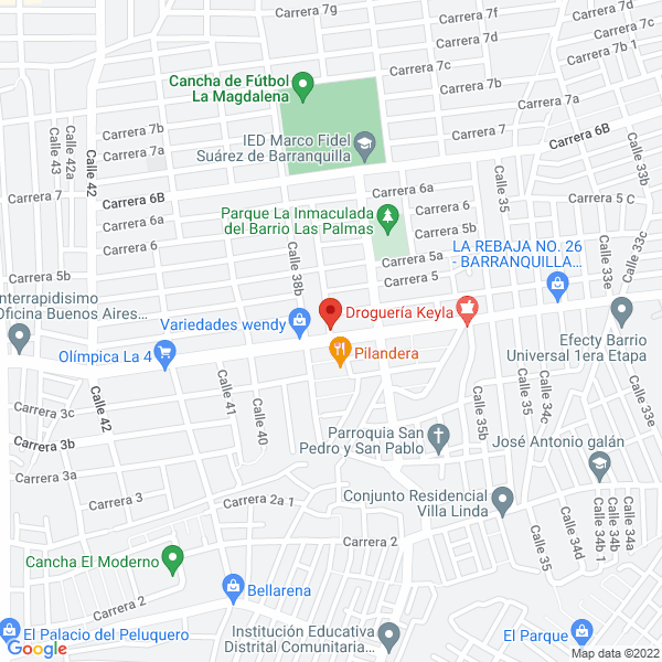 Map of Aservarios S.A.S.