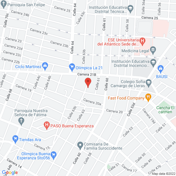 Map of Netxe S.A.S.