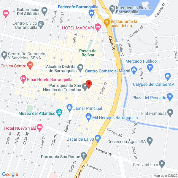 Map of Cargas Y Suministros S.A.S.