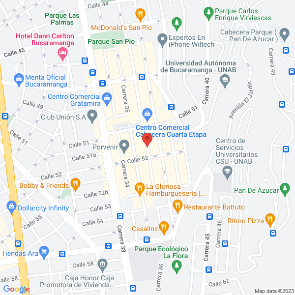 Map of Comercializadora Internacional C & B Global Corporation E.U.