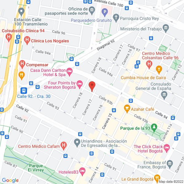Mapa de Catalejo Asesores De Seguros Ltda