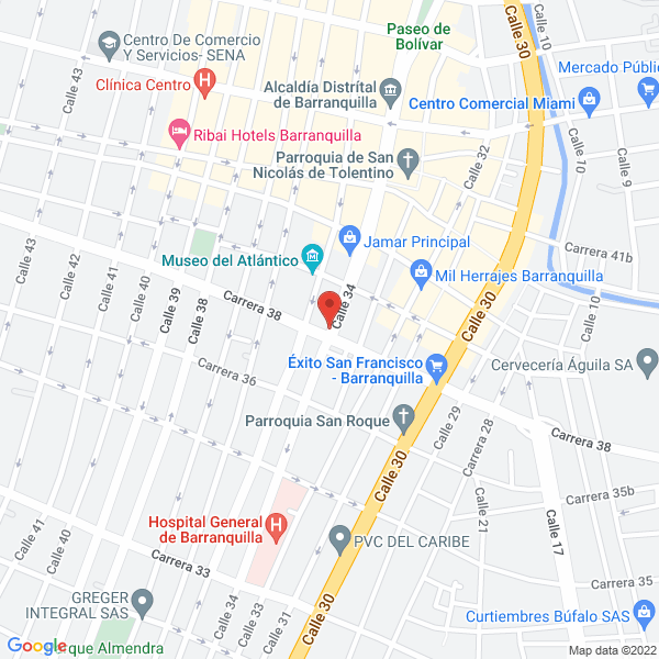 Map of Muebles Y Accesorios Los Pais.A.S. S.A.S.