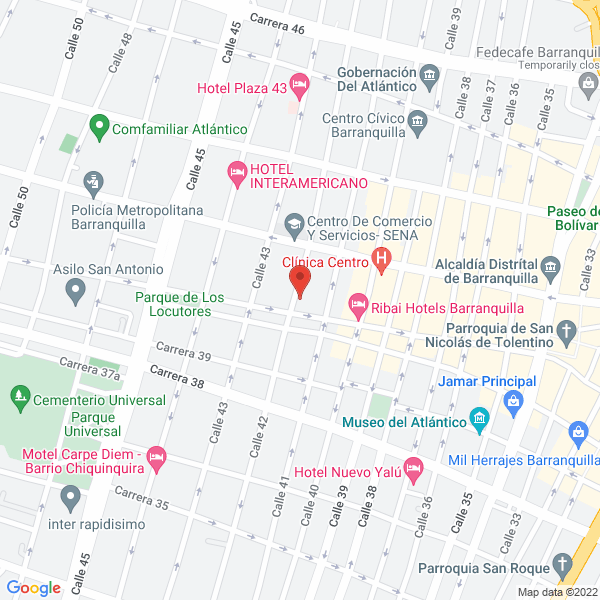 Map of Comercializadora Dos Oceanos S.A.S.