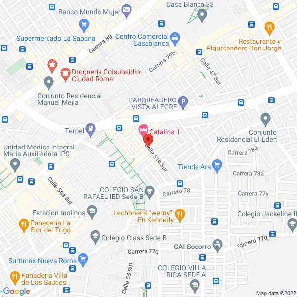 Mapa de Frutas Y Verduras Mafer Ltda.