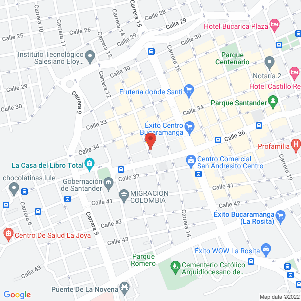 Map of Arquitectura E Ingeniería Colombiana S.A.S.