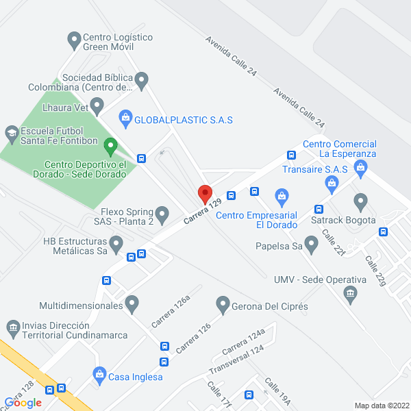 Mapa de Sabanagro S.A.