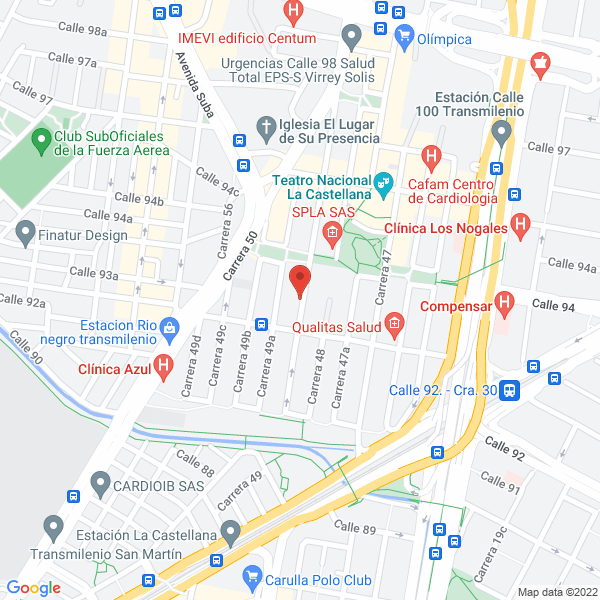 Mapa de M & E Design S.A.S.