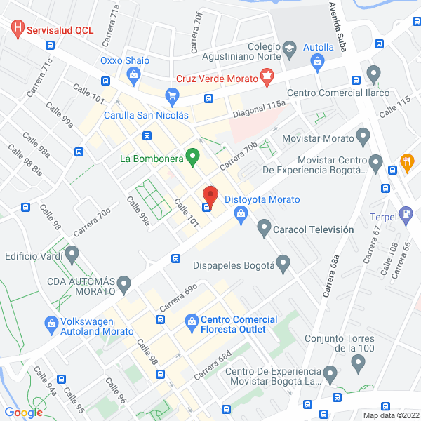 Mapa de Sintelub S.A.S.