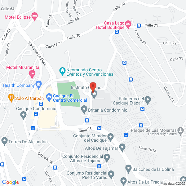 Map of Inbiociv Y Cía. Ltda.