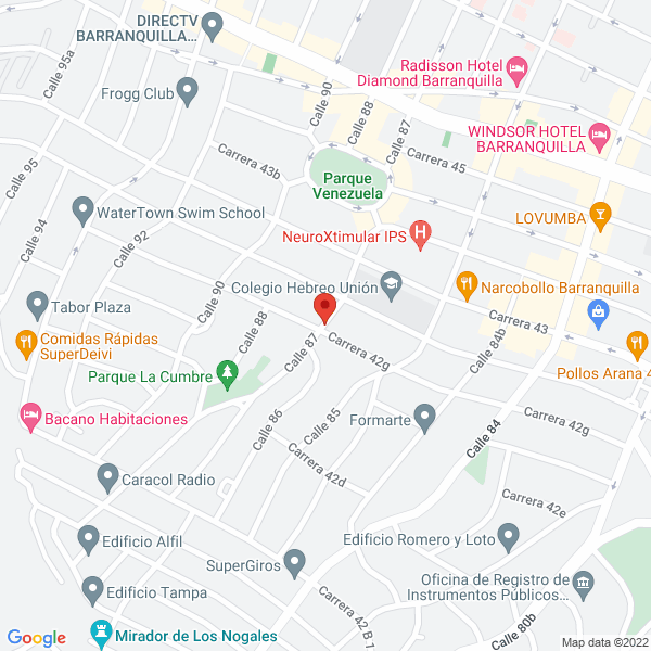 Map of Proyectos Doble A S.A.S.