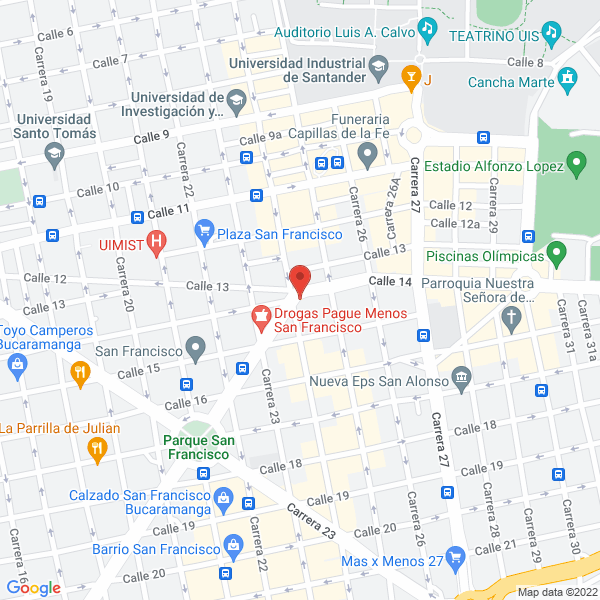 Map of Inversiones Maxillantas S.A.S.