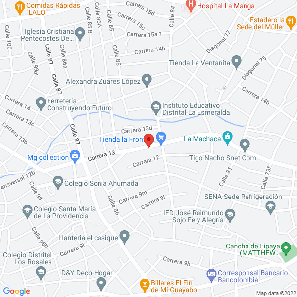 Map of Farmaco De La Costa S.A.S.