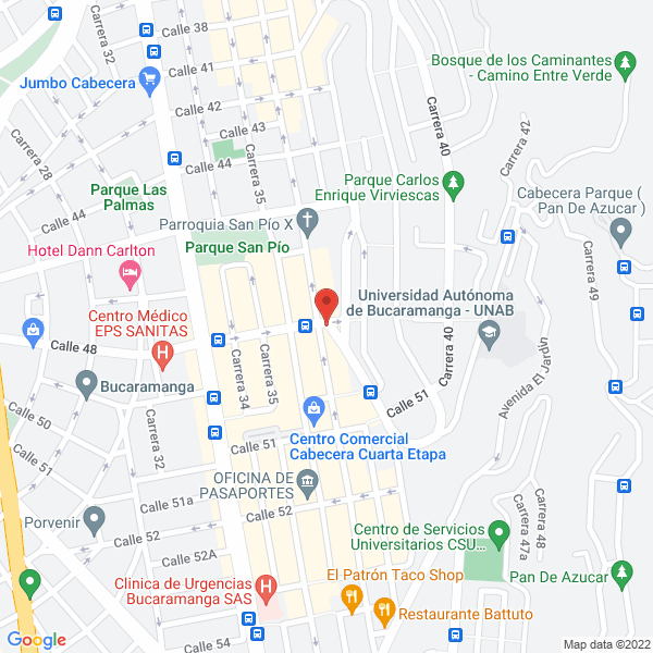 Map of Innovación Y Tecnología Prieto S.A.S.