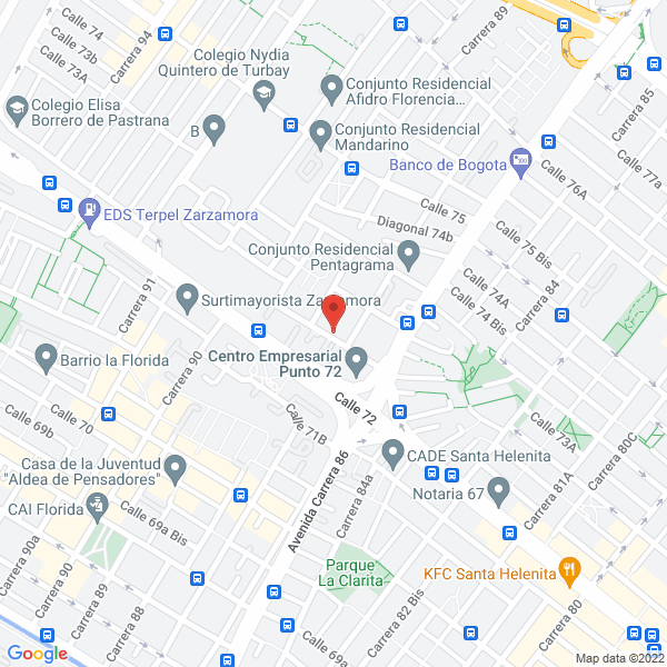 Mapa de Accetec Y Cía. Ltda.
