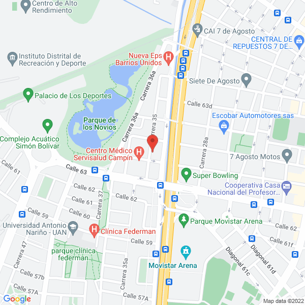 Mapa de Taxi Roxi Internacional S.A.