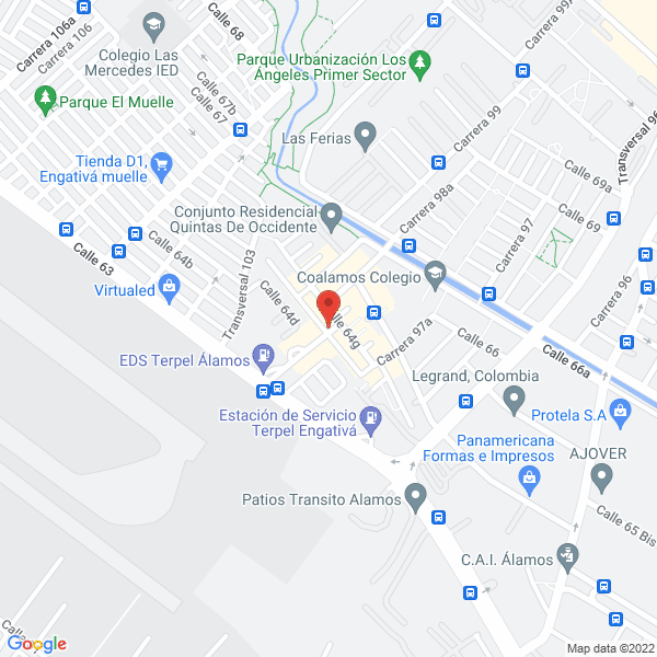 Mapa de Acexportcolombia C.I S.A.S.