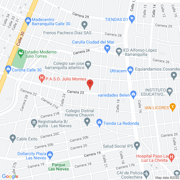 Map of Alvear Roca & CIA. S. En C.