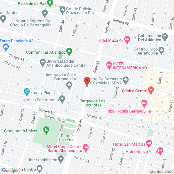 Map of Roliagroup S.A.S