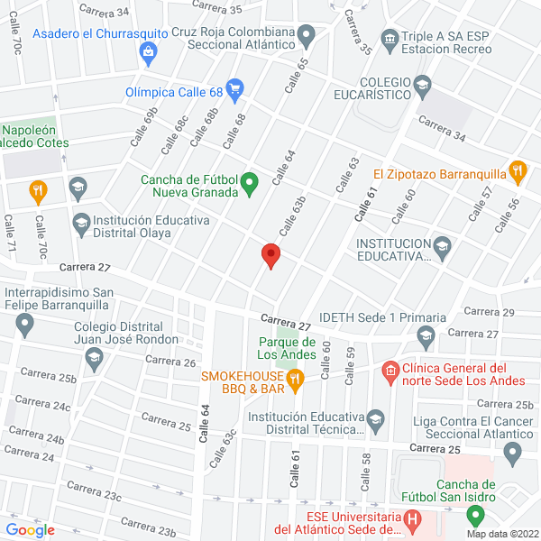 Map of Doff Grupo Empresarial S.A.S.