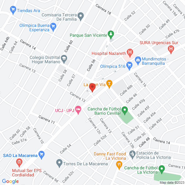 Map of Suministros Y Distribuciones Fenacor S.A.S.