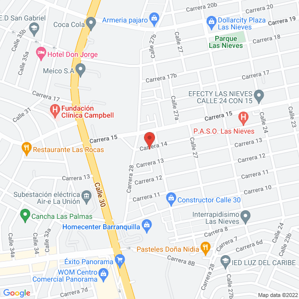 Map of Transporte Al Instante S.A.S.
