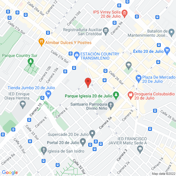 Mapa de Acondicionamientos Industriales Ltda.