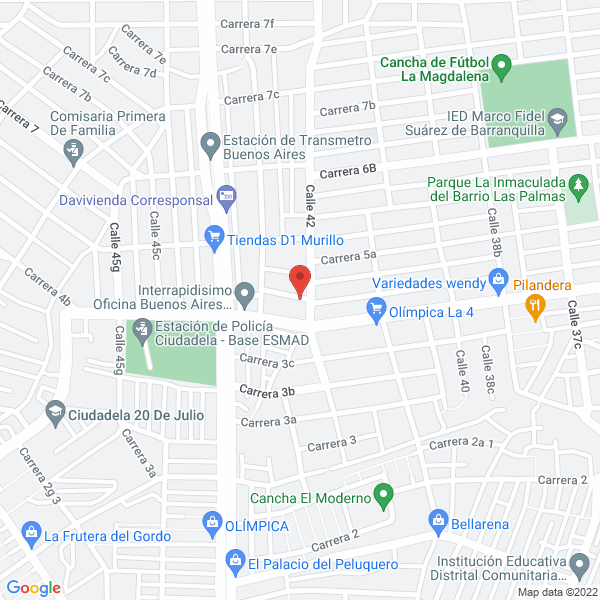Map of Plastic Costa Ltda.