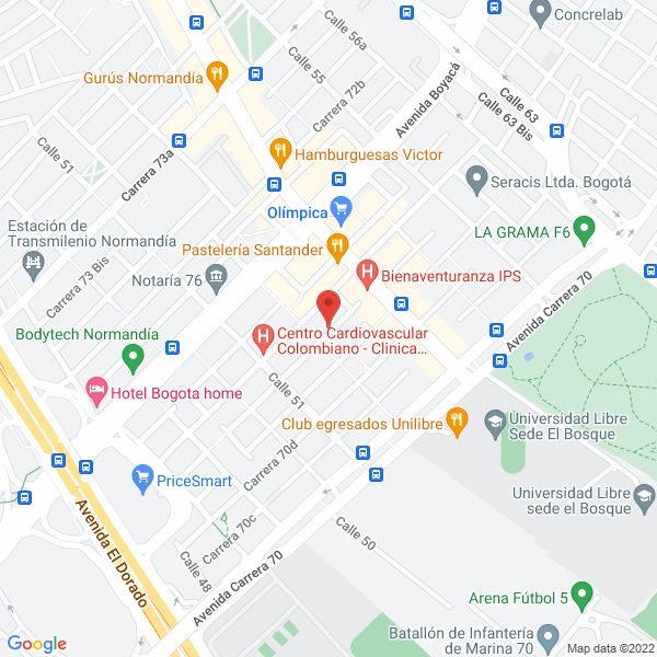 Mapa de Diana Y Rodolfo Franco Ltda.
