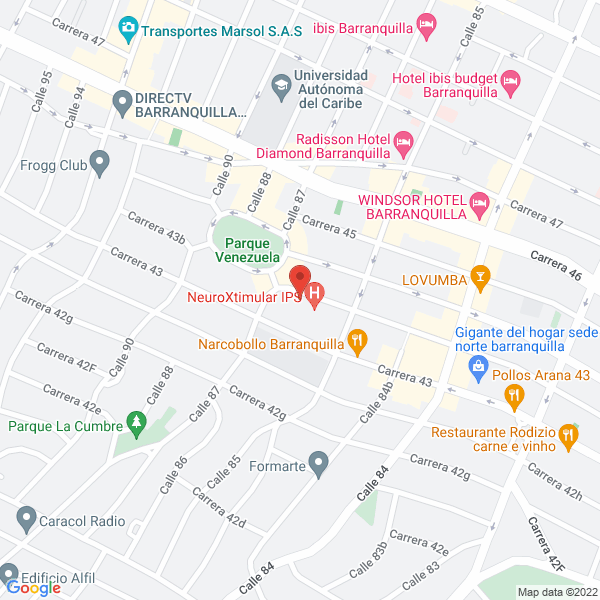 Map of Comercializadora Wp S.A.S.